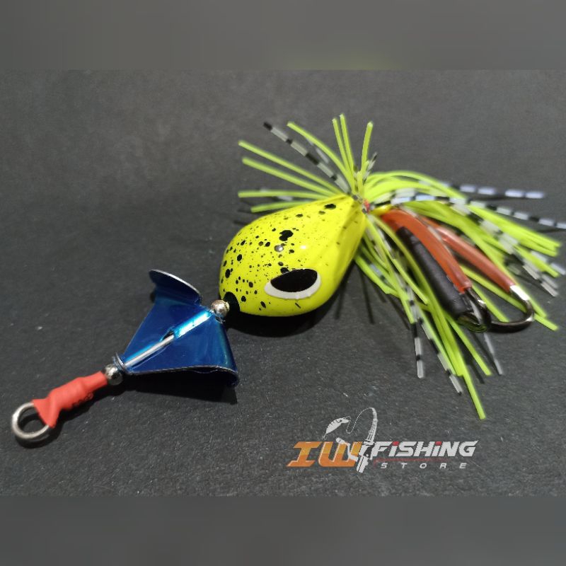 Jual Lure Casting Mini Slater Single Propeller Batara Softfrog Dan