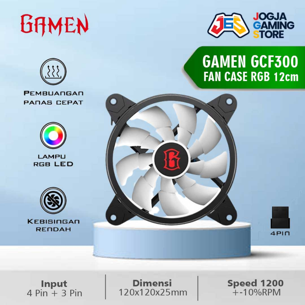 Jual Gamen Gcf Gaming Fan Case Rgb Cooling Fan Pc Mm Shopee