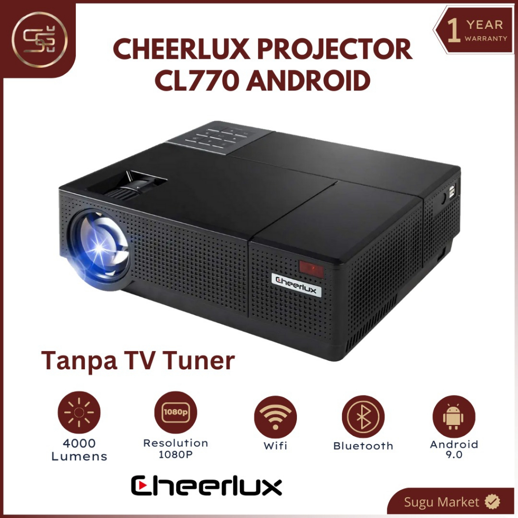 Jual Cheerlux Cl Projector Cl Atv Proyektor Cl Tv Tuner