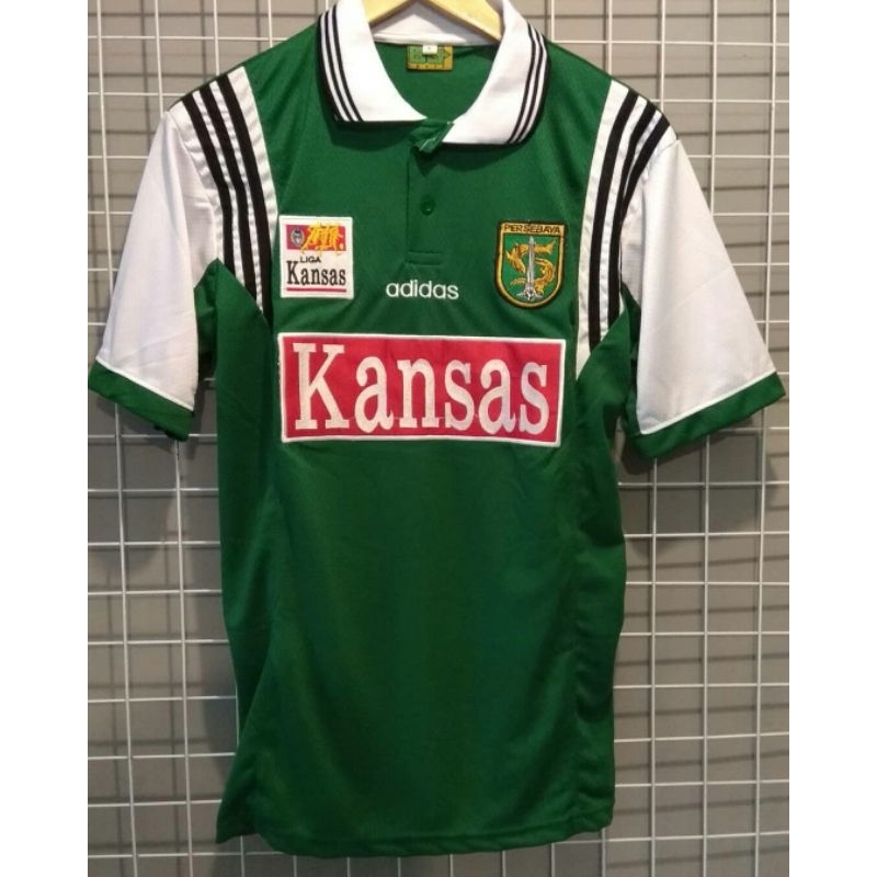 Jual Jersey RETRO PERSEBAYA Hijau KANSAS Shopee Indonesia