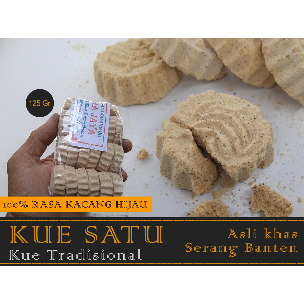 Jual Kue Satu Khas Serang Banten Rasa Kacang Ijo Gr Isi Pcs Enak