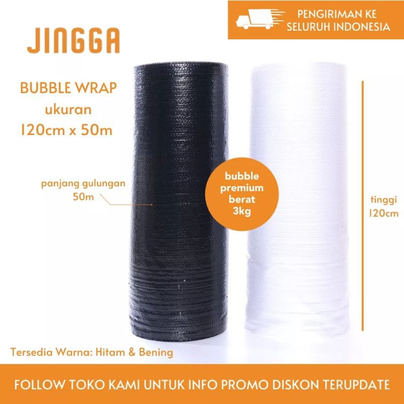 Jual BUBBLE WARP JINGGA TEBAL Ukuran 50mx120cm INSTAN GOJEK Maksimal