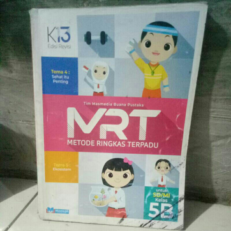 Jual Buku Mrt Mwtode Ringkas Terpadu Sd Kelas 5B Masmedia Bebas Coretan