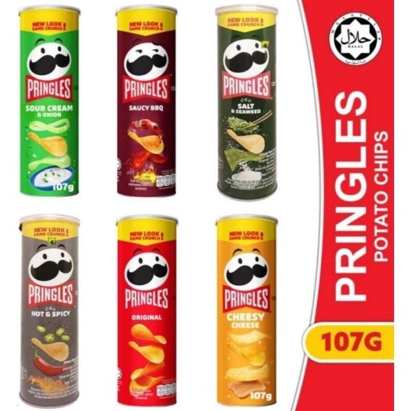 Jual Pringles Potato Chips Kentang Kering Gr Shopee Indonesia