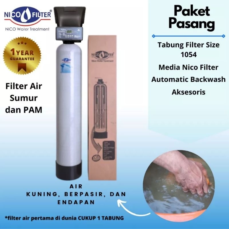 Jual Filter Air Sumur Pam Pasang Automatic Backwash Link