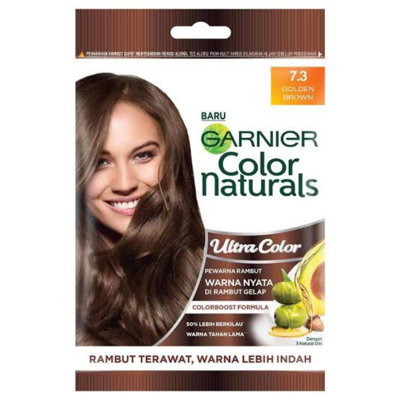 Jual Garnier Color Naturals Ultra Color Cat Rambut Golden Brown Kemasan Sachet Shopee