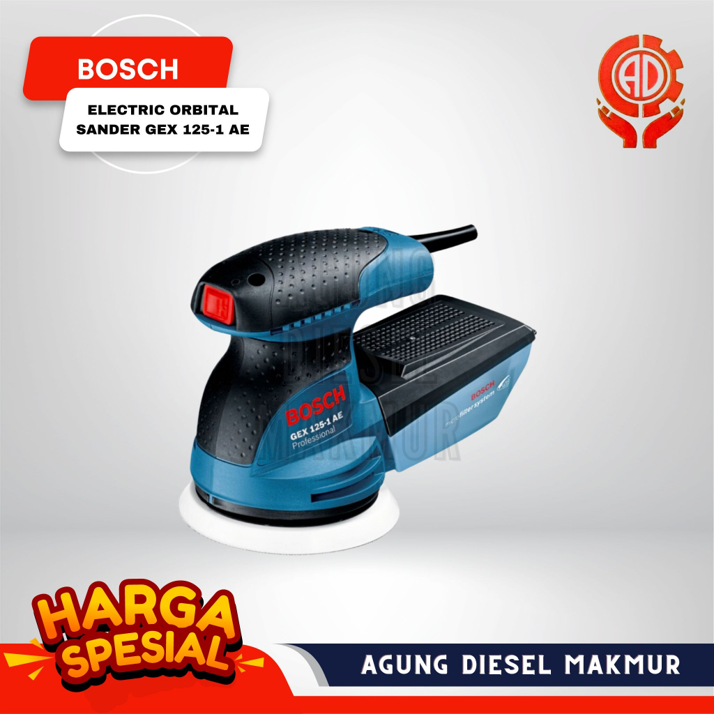 Jual Bosch Electric Orbital Sander Mesin Amplas Kayu Bulat Gex