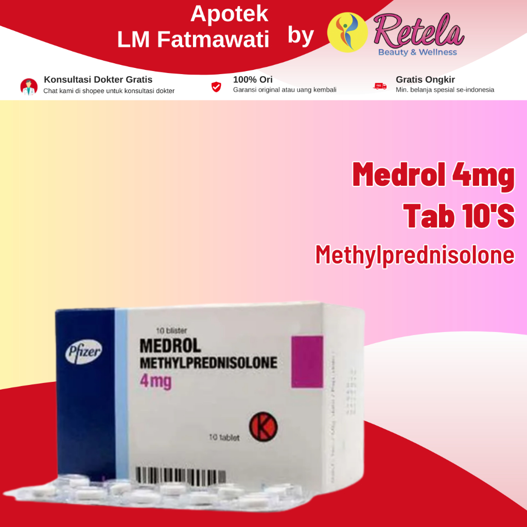 Jual Medrol Mg Blister Tablet Shopee Indonesia