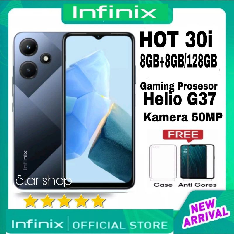 Jual INFINIX HOT 30i RAM 8GB 128GB GARANSI RESMI Infinix Hot 30i