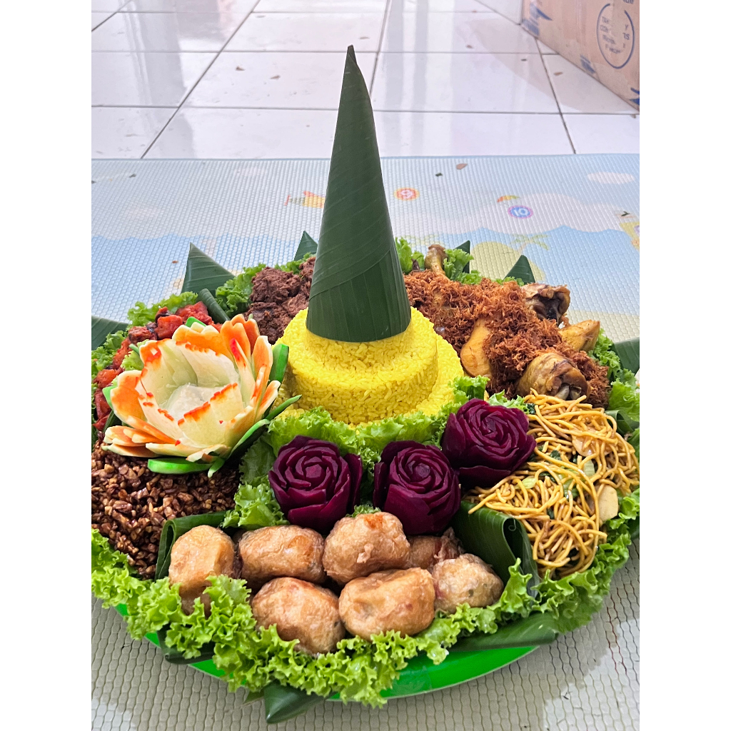 Jual Tumpeng Nasi Kuning Porsi Banyak Untuk Acara Kantor Acara Ultah