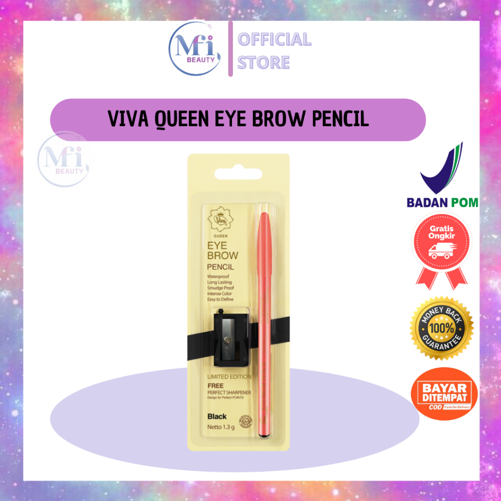 Jual Mfi Viva Queen Eye Brow Pencil Limited Edition Netto Gr