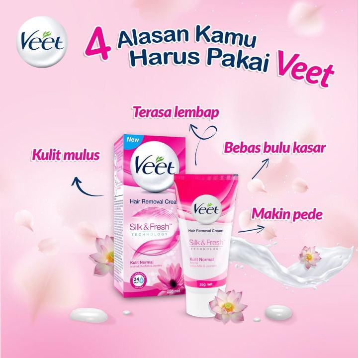 Jual VEET HAIR REMOVAL CREAM 25G Shopee Indonesia