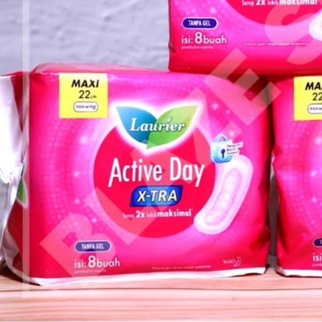 Jual Pembalut Laurier Super Maxi Active Day Non Wing Isi Pcs Shopee