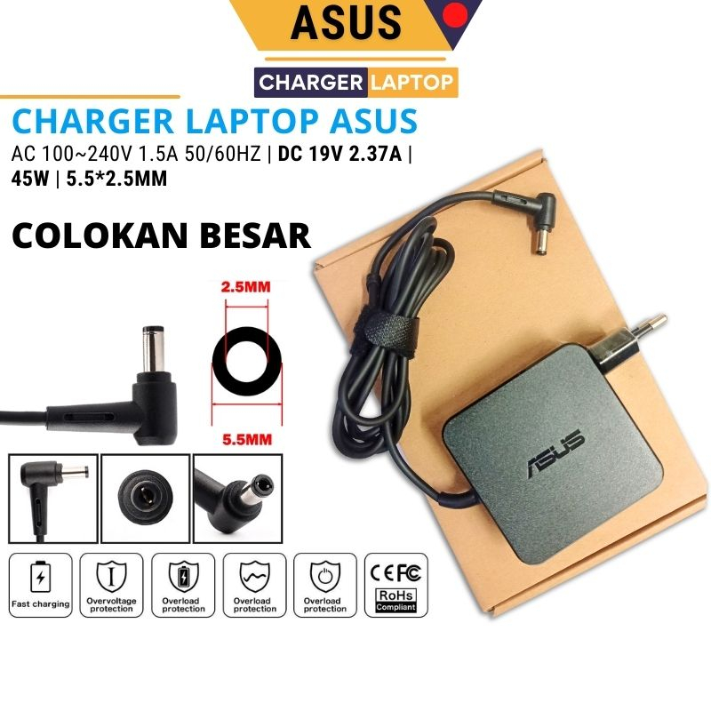 Jual Casan Adapter Charger Laptop Asus A L X Mm Kotak