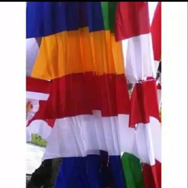 Jual Umbul Umbul Warna Bendera Agustusan Segitiga Shopee Indonesia