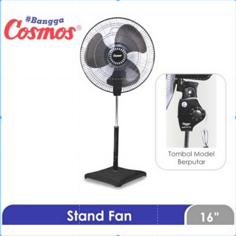 Jual Kipas Angin Berdiri Stand Fan Kaki Silang Kk Kotak COSMOS