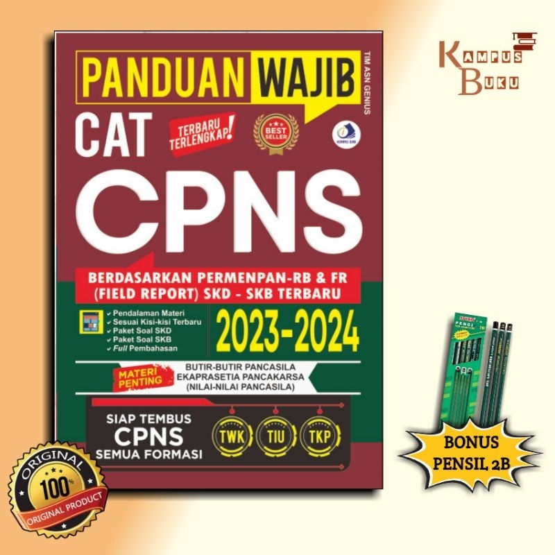 Jual Buku Panduan Wajib Cat Cpns Original Shopee Indonesia