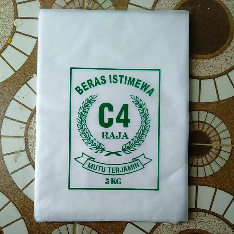 Jual PUSAT PLASTIK KEMASAN BERAS 5 KG TERLENGKAP BERBAGAI MACAM CAP