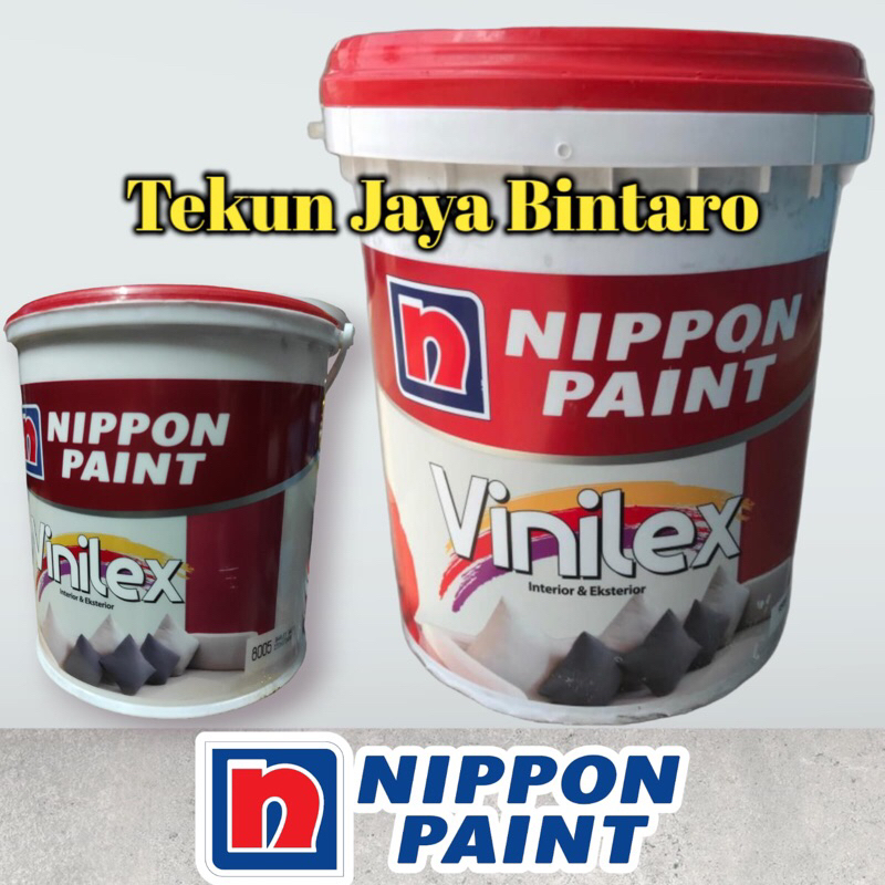 Jual CAT TEMBOK VINILEX KEMBANG NIPPON PAINT WARNA PUTIH 300 WHITE