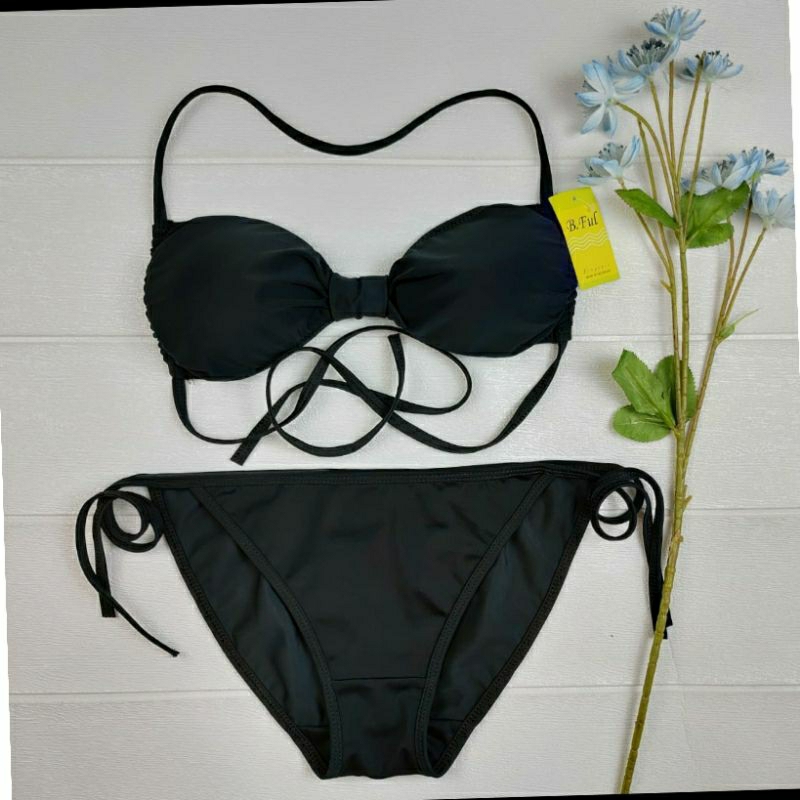 Jual Set Bikini Model Kupu Tanpa Kawat Ada Busa Bra Shopee