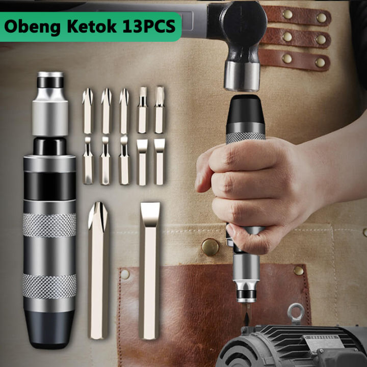 Jual PROMO Obeng Ketok Screwdriver Set Obeng Ketok Set 13 Pcs