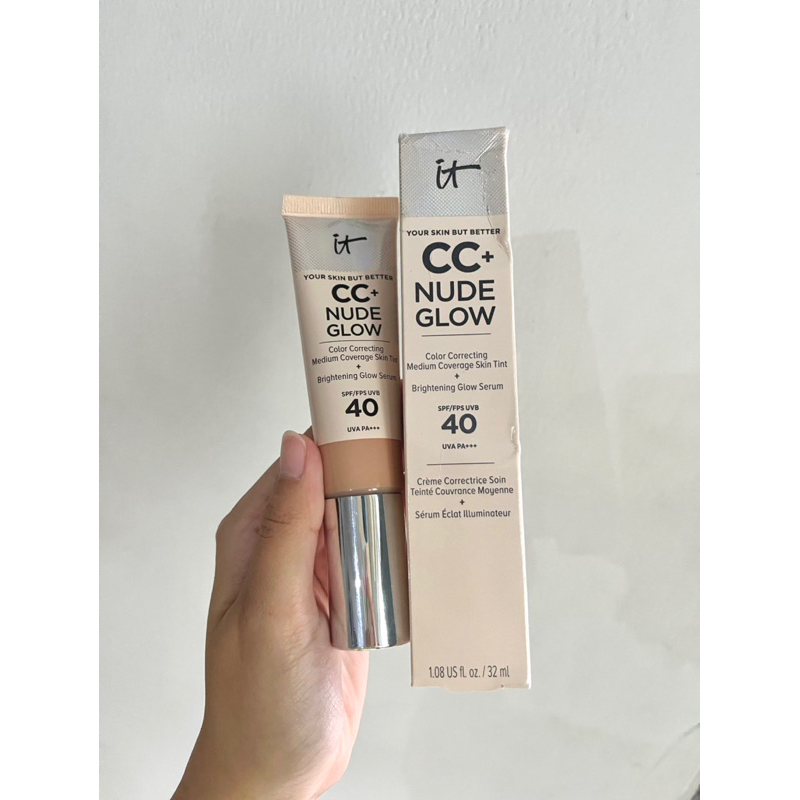 Jual It Cosmetics Cc Nude Glow Spf Light Medium Shopee Indonesia