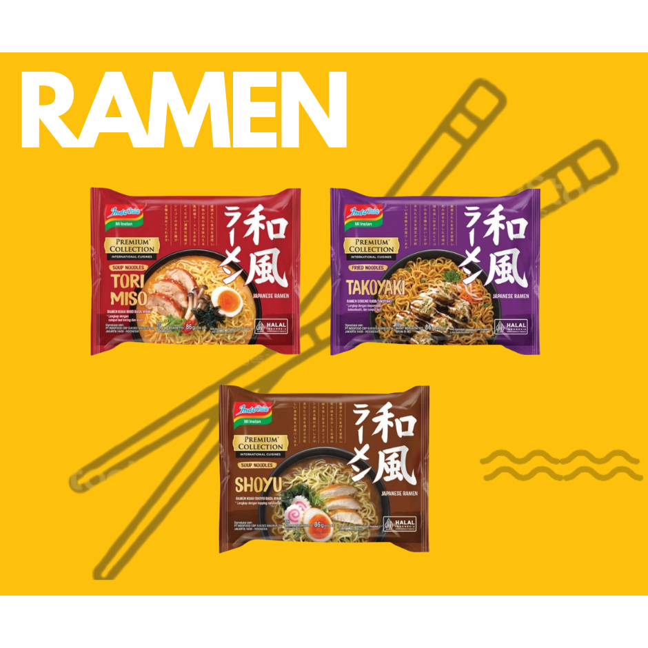 Jual Indomie Ramen Jepang Viral Premium Takoyaki Tori Miso Shoyu