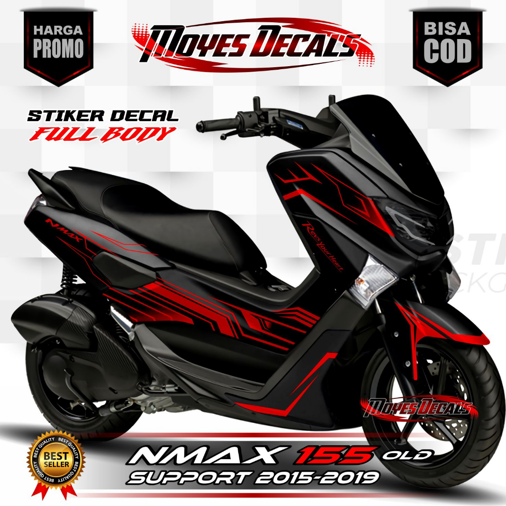 Jual BISA COD Decal Stiker Nmax 155 Old Stiker Fullbody NMAX 155