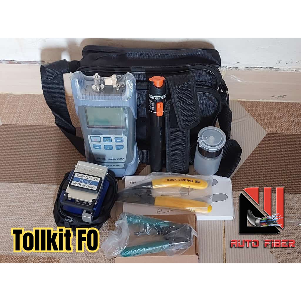 Jual CATV FTTH Tool Kit SET Lengkap OPM VFL Cleaver FO Fiber Optic