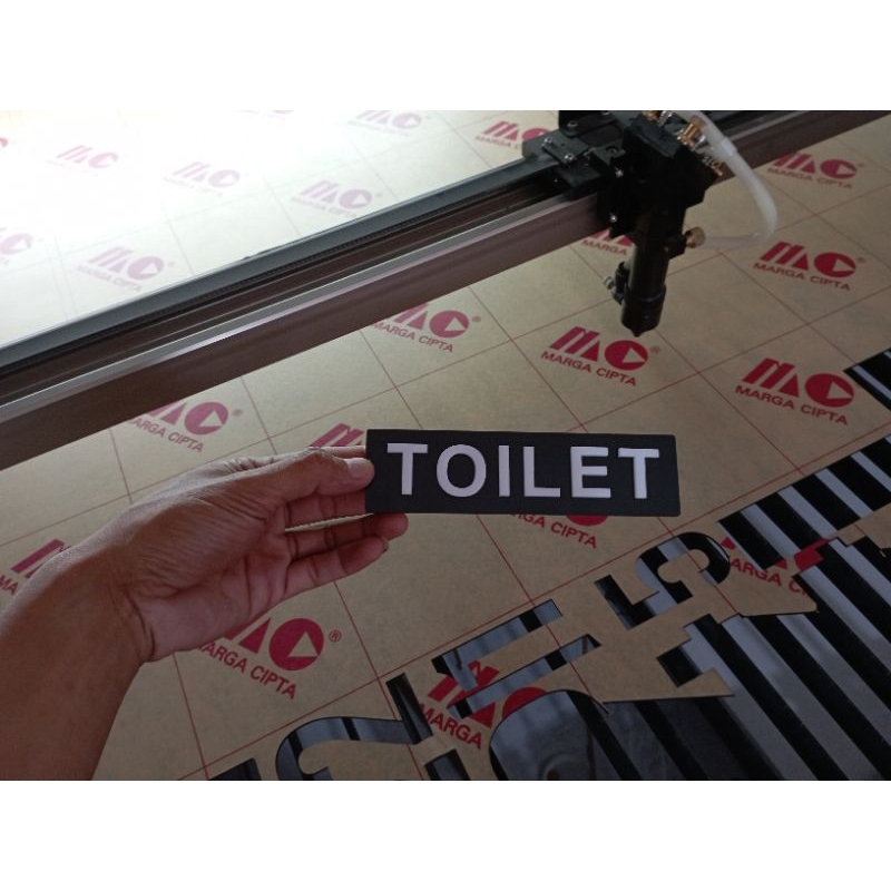 Jual Signboard Akrilik Toilet Timbul Dobletipe X Mm Shopee