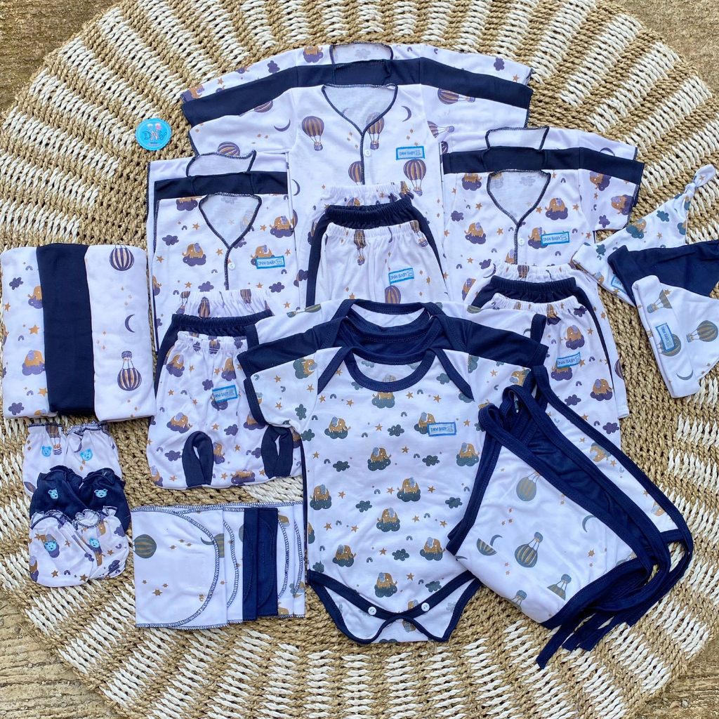 Jual 45 PCS Baju Bayi Baru Lahir Paket Hemat Brojol Baby Paket Komplit