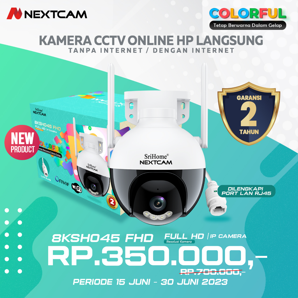 Jual Nextcam Kamera Cctv Outdoor Ip Camera Fullhd P Waterproof