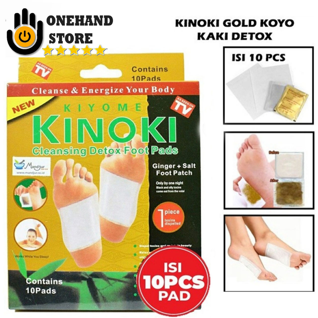 Jual 10 Box Isi 100pcs Koyo Kaki Kinoki GOLD Koyo Kesehatan Detox