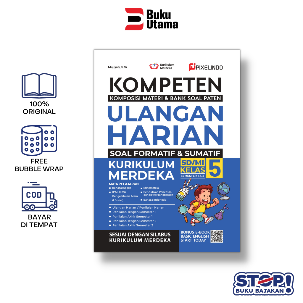 Jual Buku Kompeten Ulangan Harian Kurikulum Merdeka Kelas Sd Mi