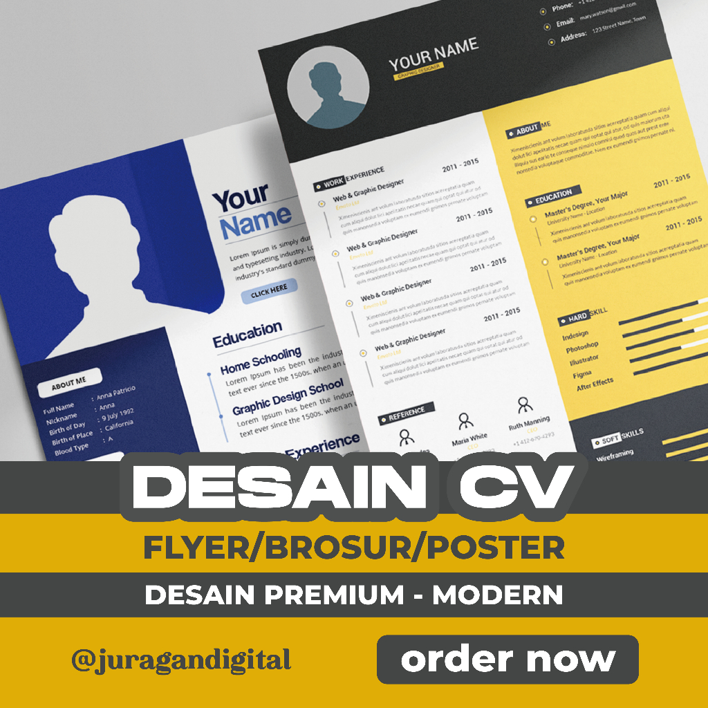 Jual Jasa Pembuatan Desain Cv Curriculum Vitae Jasa Buat Cv