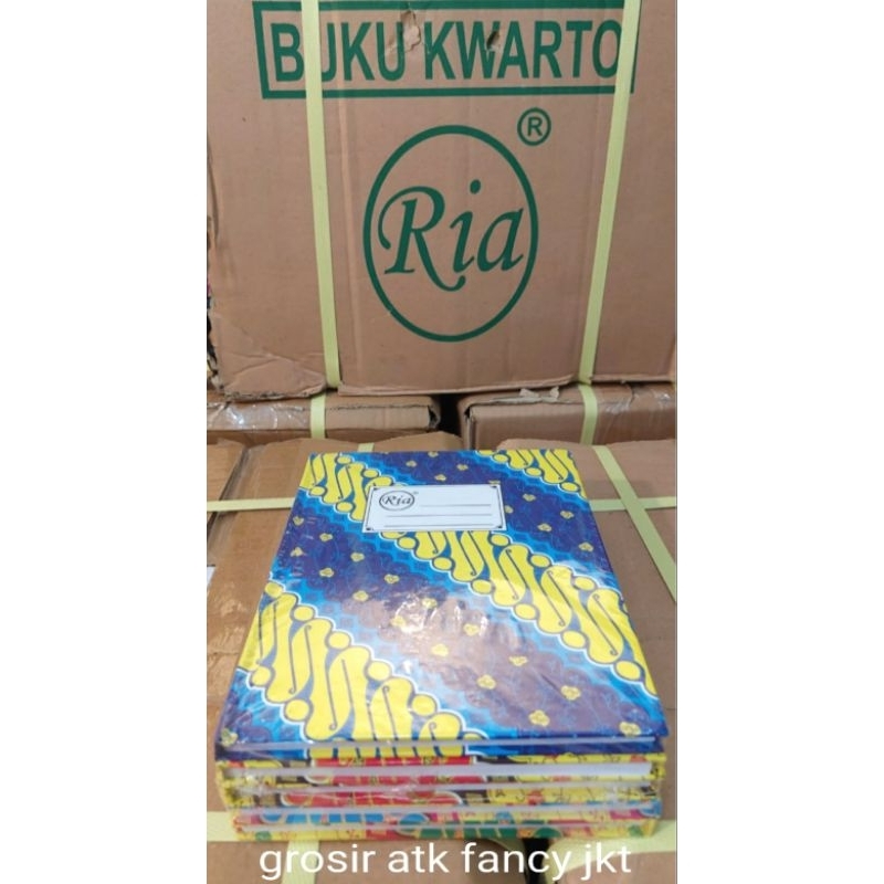 Jual Buku Hard Cover RIA Quarto Kuarto Kwarto 21 X 16 Cm Hardcover