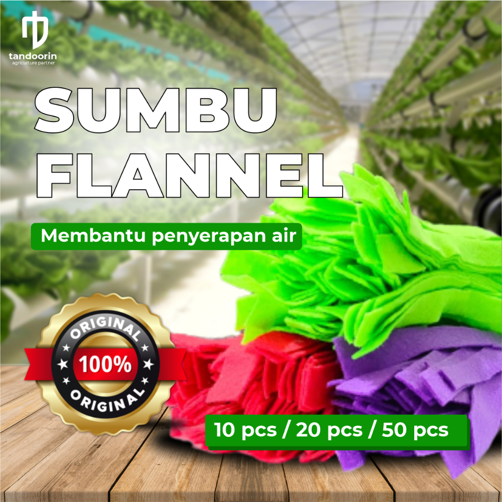 Jual Kain Flanel Sumbu Hidroponik Paket Pcs Pcs Dan Pcs