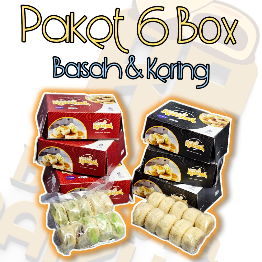 Jual Paket Box Bakpia Raizhel Basah Dan Kering Isi Shopee Indonesia