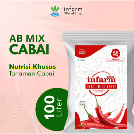 Jual Infarm Nutrisi Ab Mix Cabe Cabai Pupuk Konvensional Tanah Dan