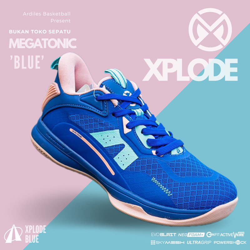 Jual Ardiles Xplode Series Basketball Shoes Sepatu Basket Ibl Megatonic