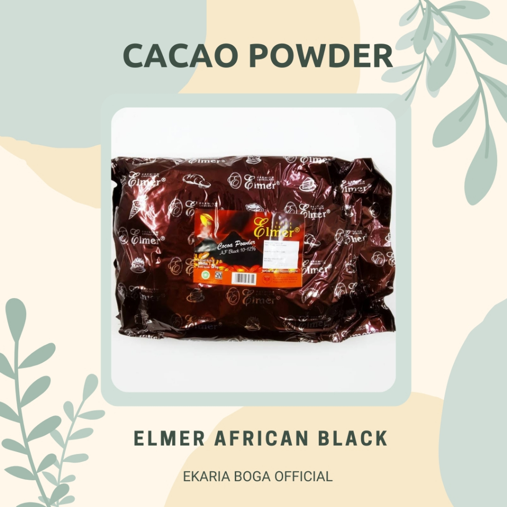 Jual Cocoa Powder Kakao Bubuk Elmer Elmer African Black African