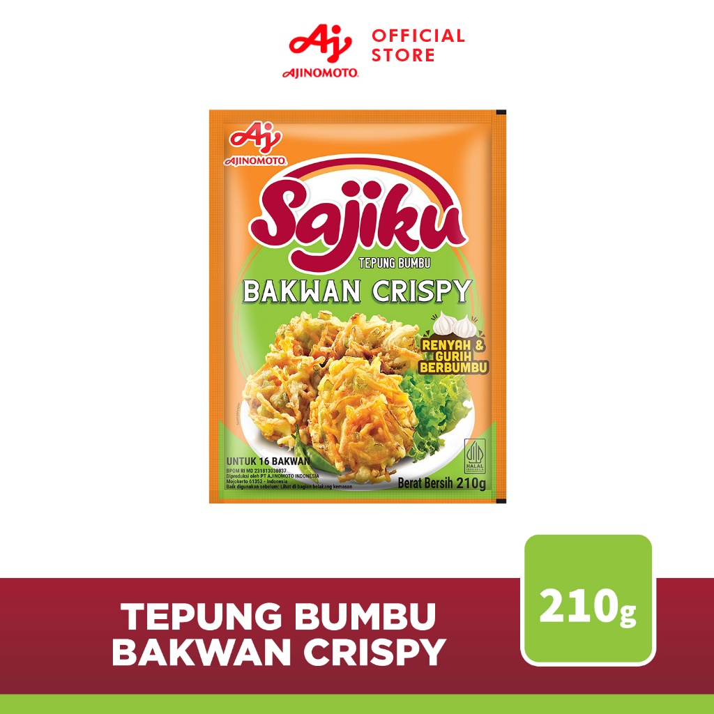 Jual Sajiku Tepung Bumbu Bakwan Crispy Sachet G Shopee Indonesia