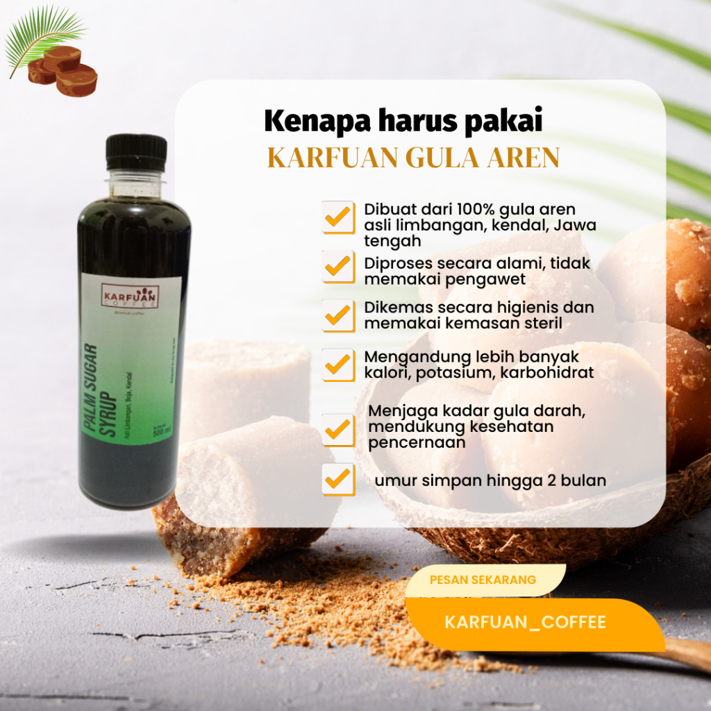 Jual Gula Aren Cair Spesial Untuk Kopi Berkualitas Tinggi Kelezatan