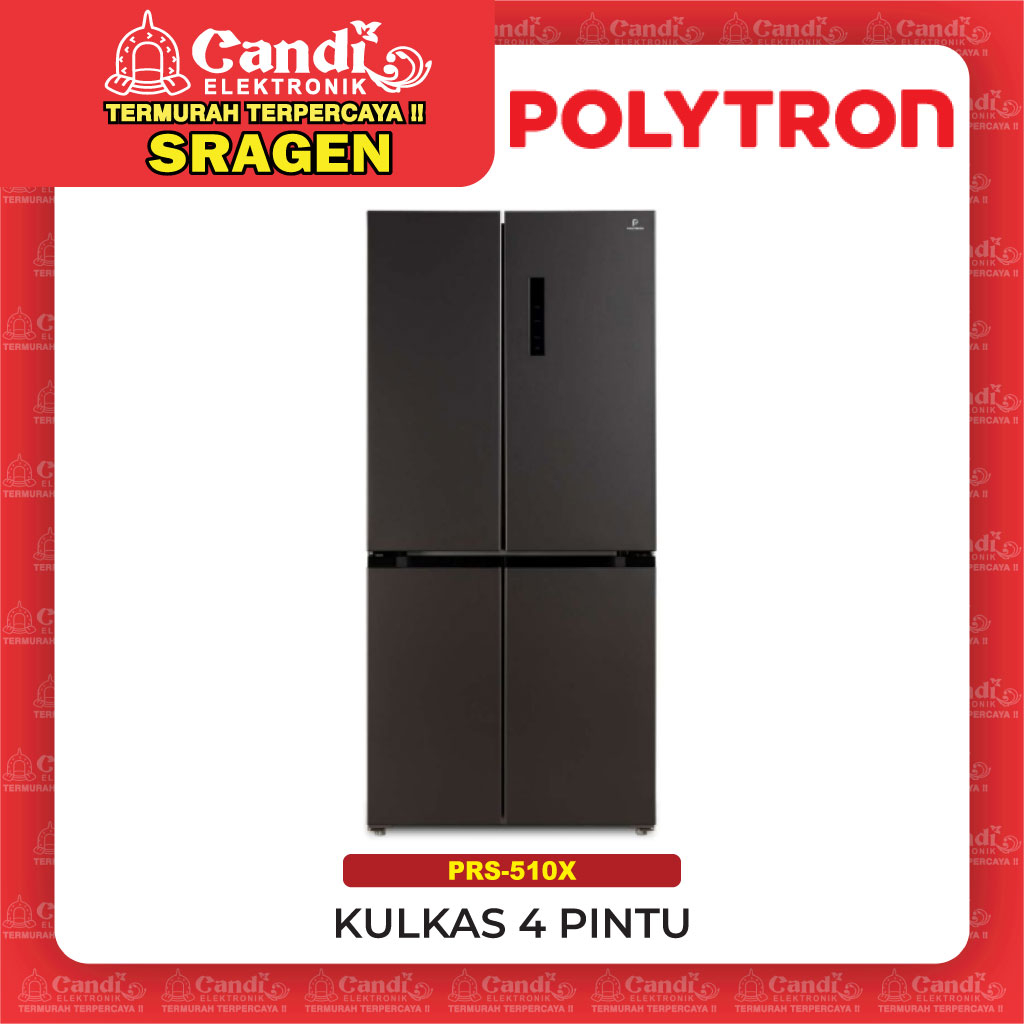 Jual POLYTRON Kulkas 4 Pintu Side By Side New Belleza Inverter PRS