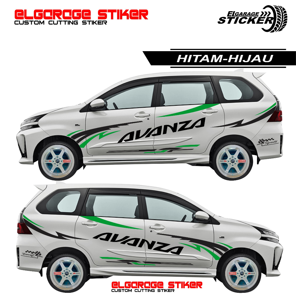 Jual Stiker Mobil Avanza Xenia Stiker Cutting Variasi Body Samping All