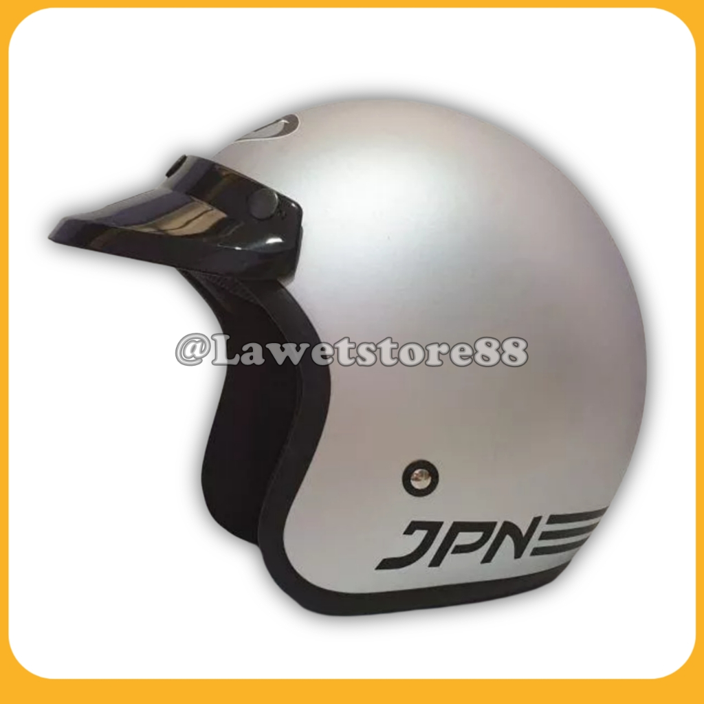 Jual Helm Sepeda Motor Half Face Bogo Jpn Solid Polos Original Warna