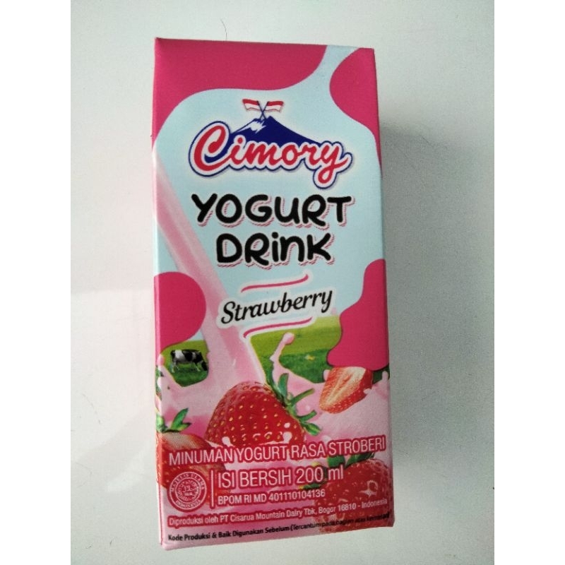 Jual Cimory Yogurt Drink Rasa Strawberry Ml Shopee Indonesia