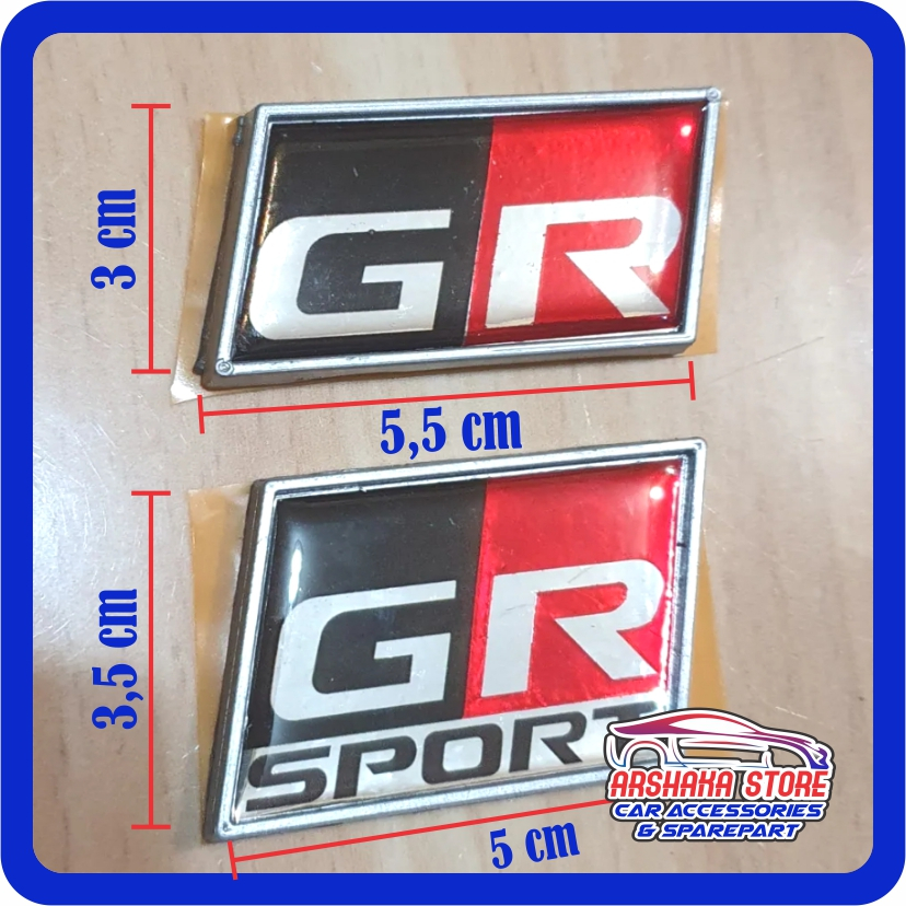 Jual Emblem GR Sport GR Toyota Agya Avanza Calya Vios Yaris