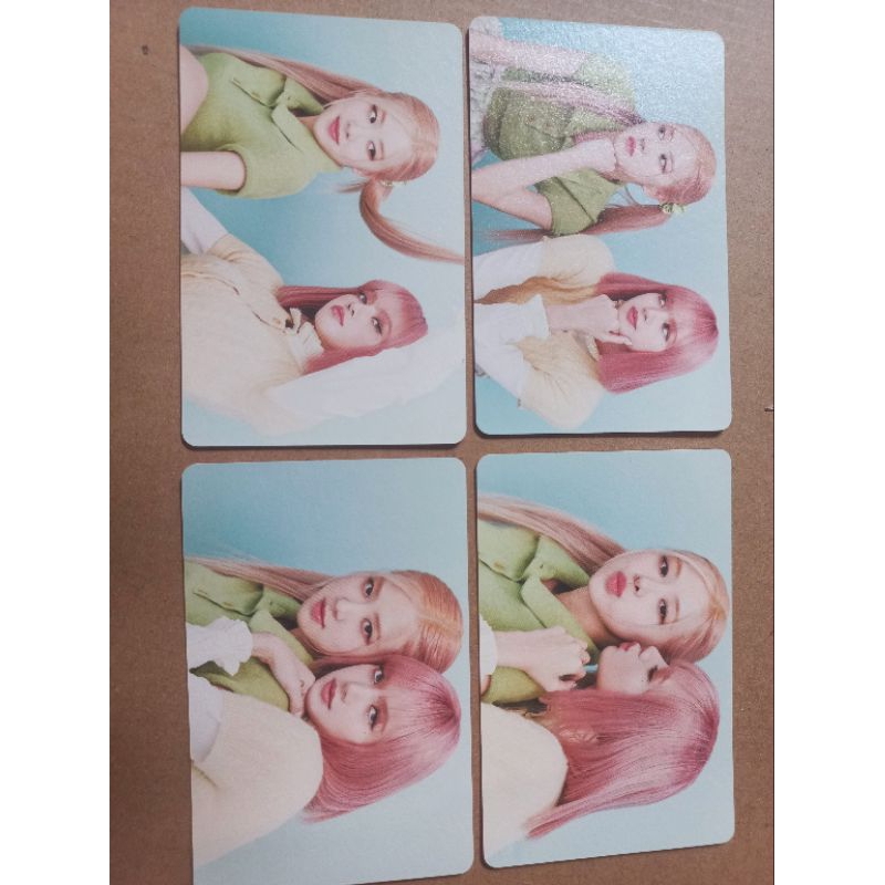 Jual Photo Card Official Blackpink Rose Lisa Chaelisa Welcoming