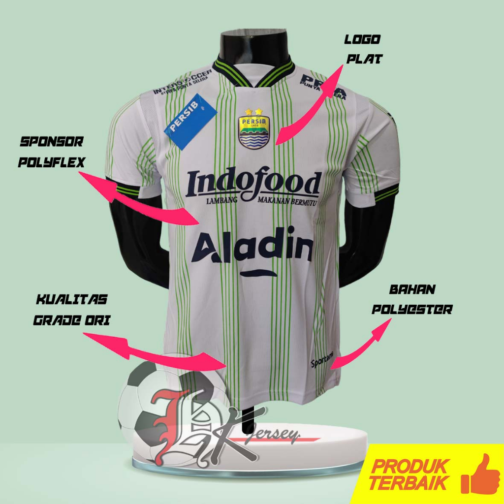 Jual JERSEY BOLA PERSIB BANDUNG AWAY 2023 2024 GRADE ORI Shopee Indonesia